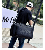 Sneaker and Gear Travel Bag - Water-Resistant Multi-Compartment Duffel