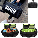 Sneaker and Gear Travel Bag - Water-Resistant Multi-Compartment Duffel