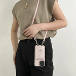 Leather Crossbody Phone Case - Lanyard & Card Holder