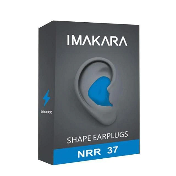 Silent Comfort Moldable Earplugs - Waterproof Noise-Dampening Fit