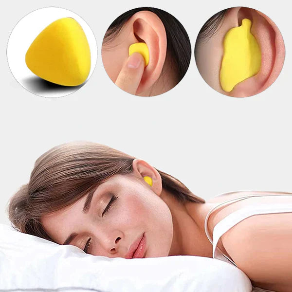 Silent Comfort Moldable Earplugs - Waterproof Noise-Dampening Fit
