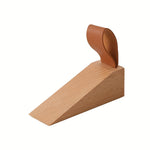 NordGrip Solid Wood Door Stop - Scandinavian Non-Slip Wedge