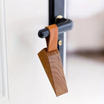 NordGrip Solid Wood Door Stop - Scandinavian Non-Slip Wedge