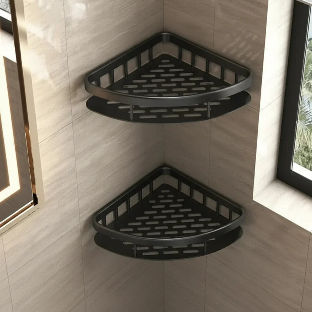 NordicShelf Adhesive Bathroom Shelf - Drill-Free Storage