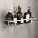 NordicShelf Adhesive Bathroom Shelf - Drill-Free Storage