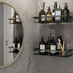 NordicShelf Adhesive Bathroom Shelf - Drill-Free Storage