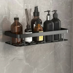 NordicShelf Adhesive Bathroom Shelf - Drill-Free Storage