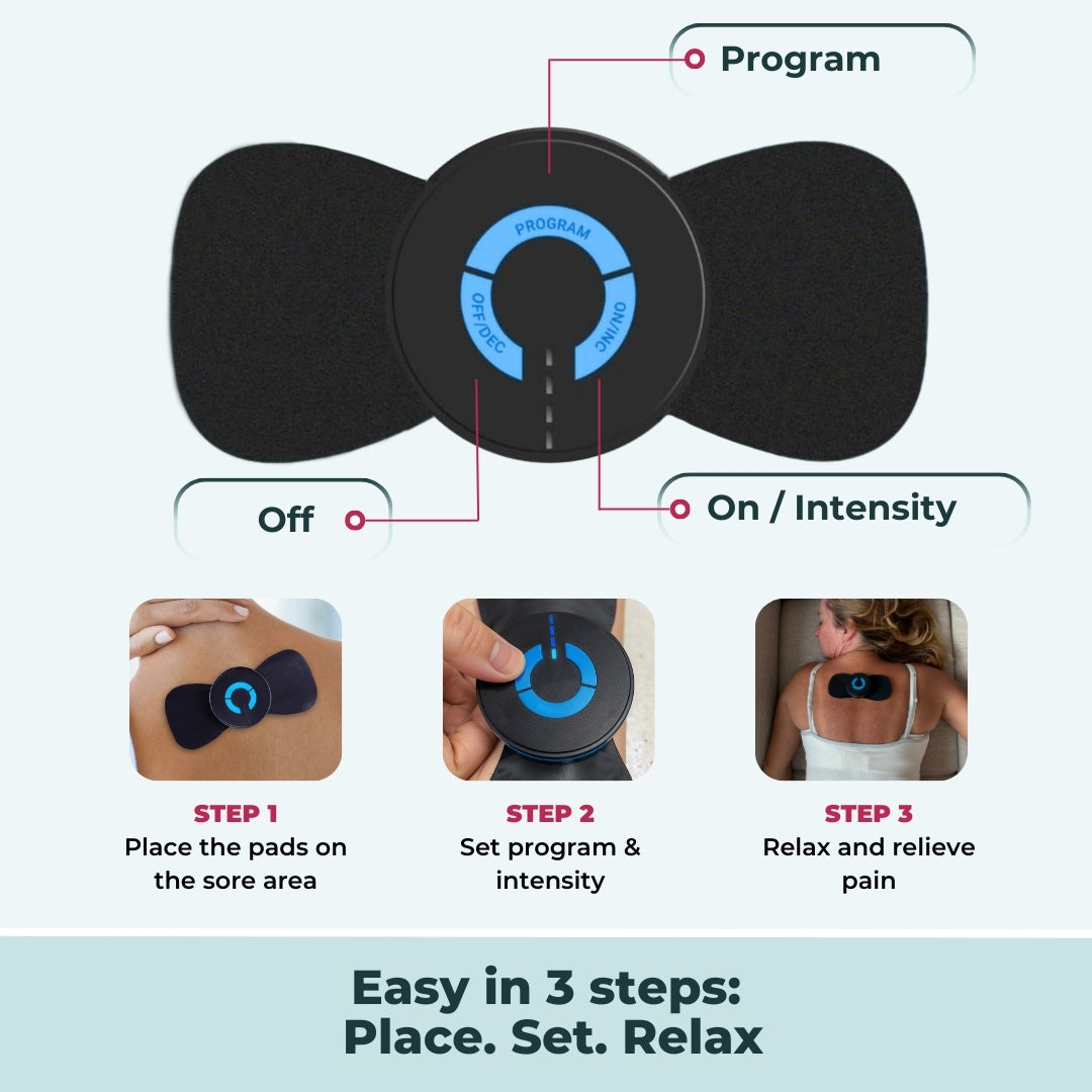 NovaSoothe Muscle Massager - NMES Therapy for Everyday Tension