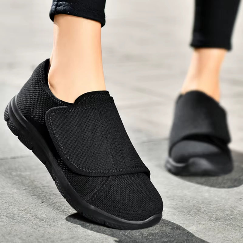 Adjustable Wide Fit Comfort Shoes - Supportive Footwear