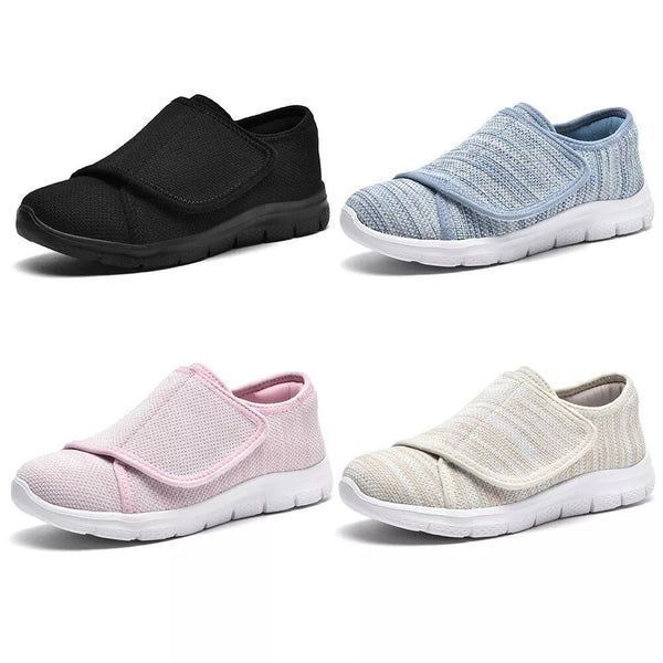 Adjustable Wide Fit Comfort Shoes - Supportive Footwear