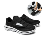 Adjustable Wide Fit Walking Shoes - Easy-Open Comfort Design