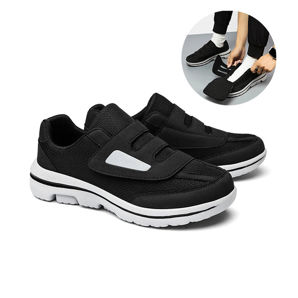 Adjustable Wide Fit Walking Shoes - Easy-Open Comfort Design