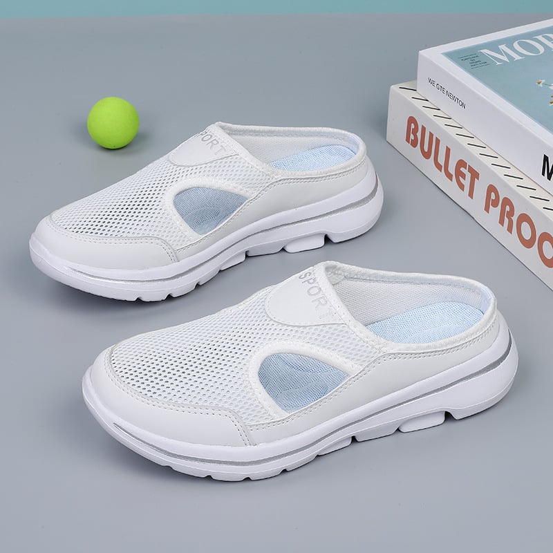 Cushioned Comfort Slip-On Shoes - Supportive Everyday Footbed