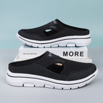 Cushioned Comfort Slip-On Shoes - Supportive Everyday Footbed