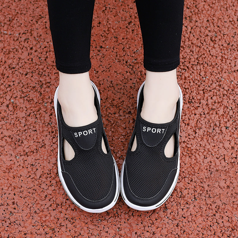 Cushioned Comfort Slip-On Shoes - Supportive Everyday Footbed