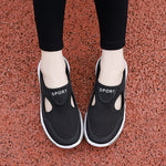 Cushioned Comfort Slip-On Shoes - Supportive Everyday Footbed