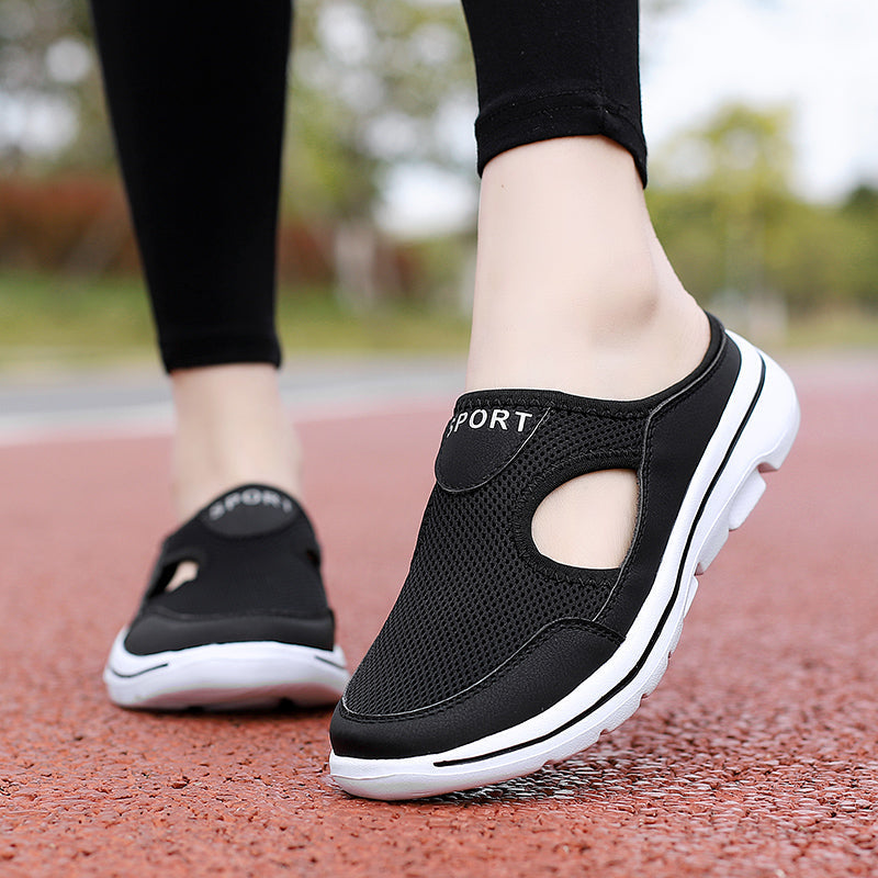 Cushioned Comfort Slip-On Shoes - Supportive Everyday Footbed