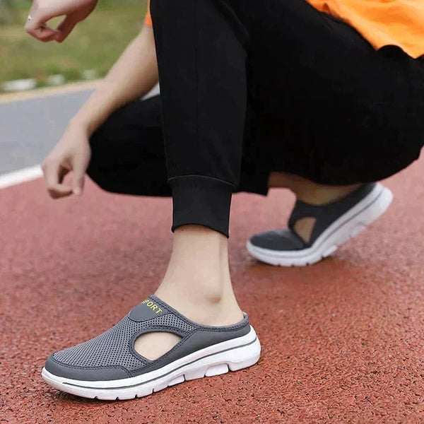 Cushioned Comfort Slip-On Shoes - Supportive Everyday Footbed