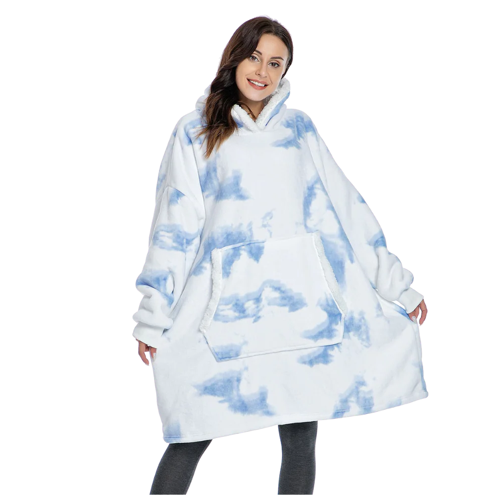Giant Blanket Hoodie - Cozy 2-in-1 Wearable Blanket