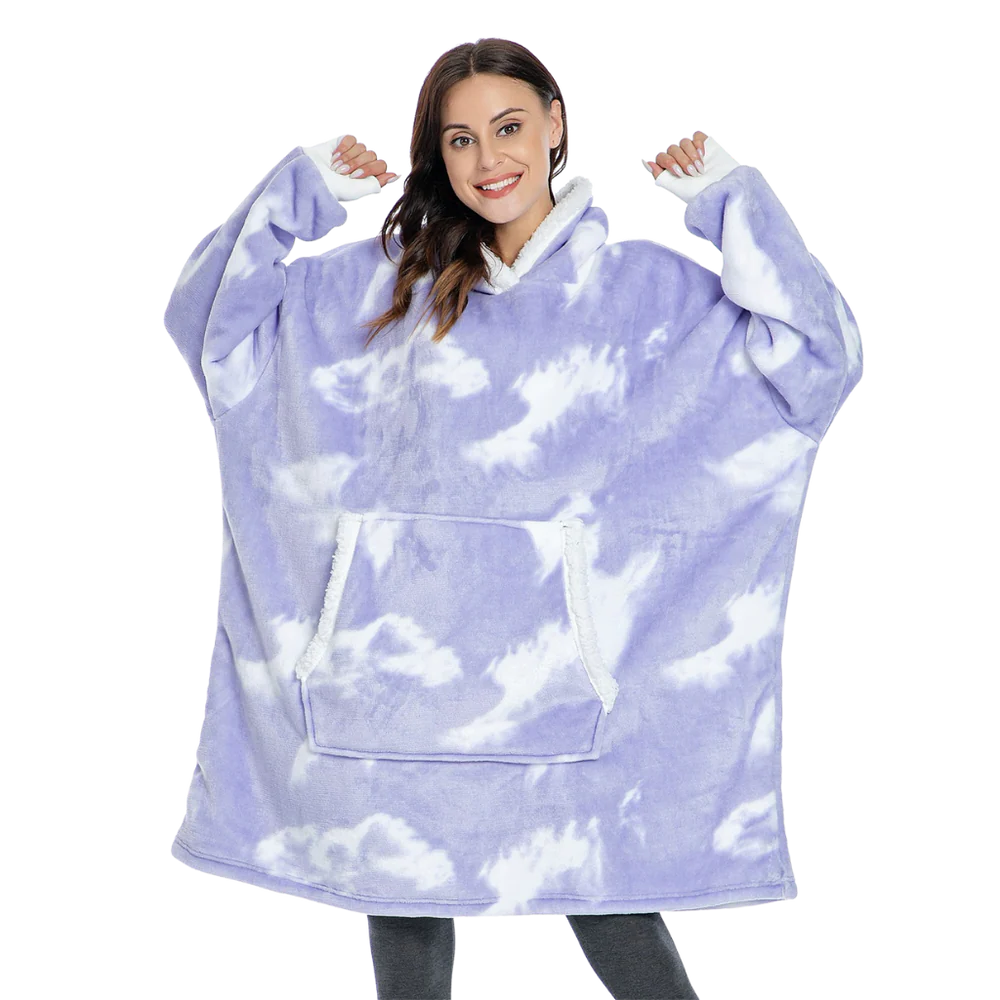 Giant Blanket Hoodie - Cozy 2-in-1 Wearable Blanket
