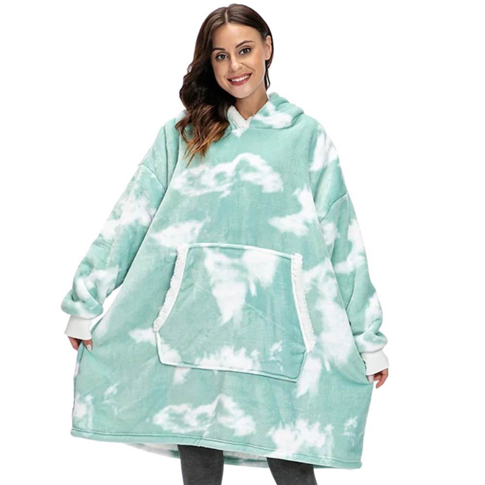 Giant Blanket Hoodie - Cozy 2-in-1 Wearable Blanket