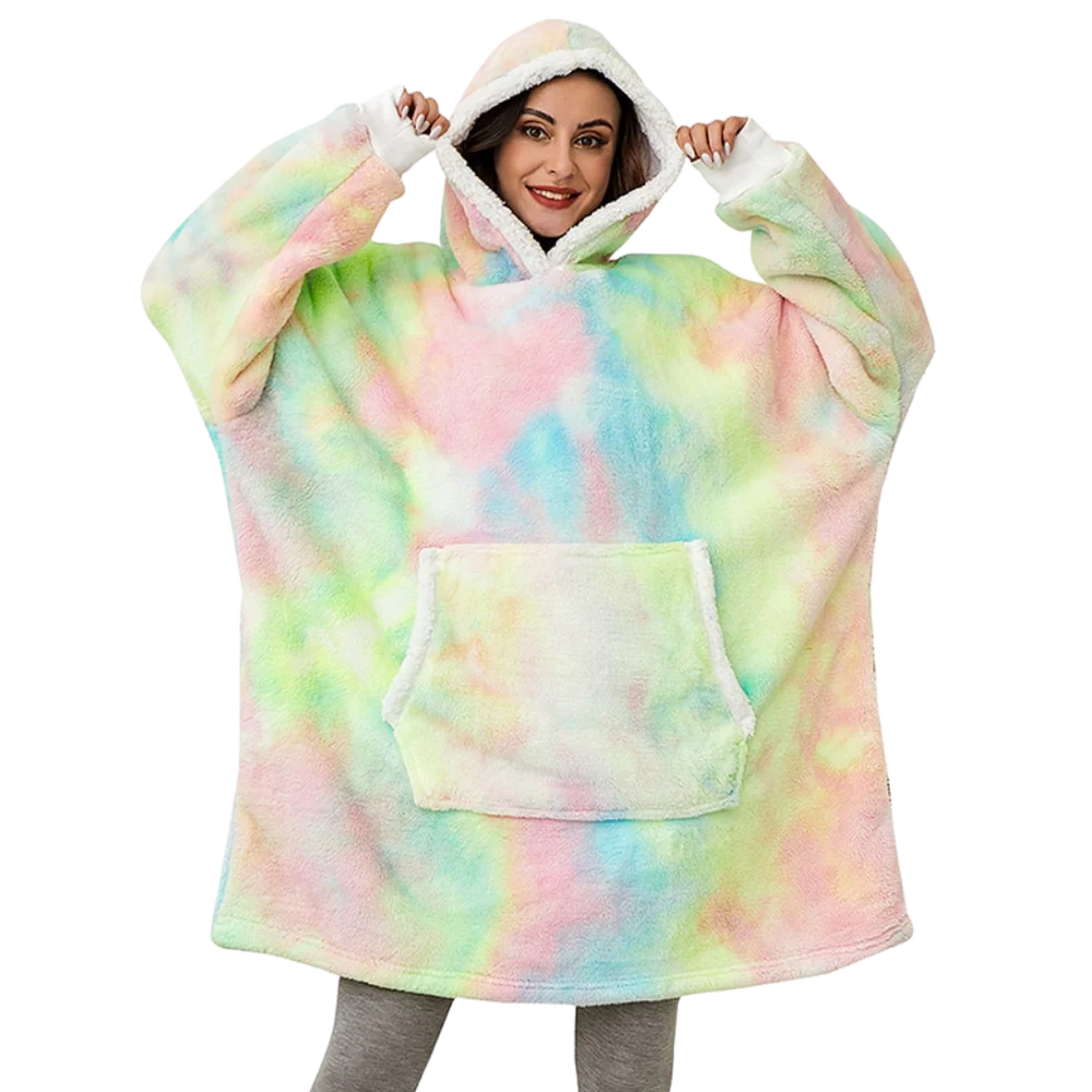 Giant Blanket Hoodie - Cozy 2-in-1 Wearable Blanket