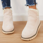Women's Winter Ankle Boots - Warm Fur-Lined Snow Booties