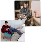 Giant Blanket Hoodie - Cozy 2-in-1 Wearable Blanket