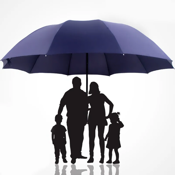 Super Large Folding Umbrella - Windproof Family-Size Coverage