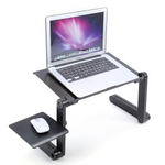 Adjustable Laptop Stand - Sturdy Sit-or-Stand Desk Riser