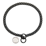 Stainless Steel Dog Chain Collar - Heavy-Duty Walking Links