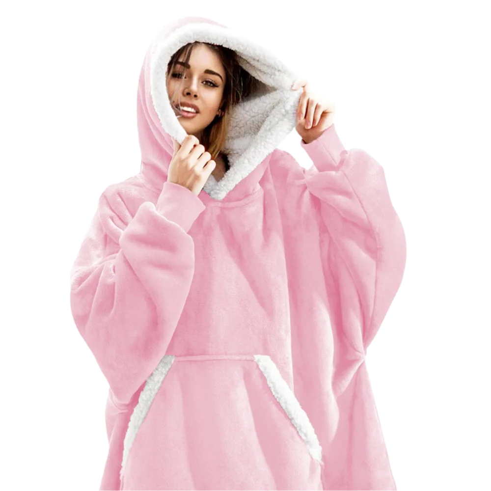 Giant Blanket Hoodie - Cozy 2-in-1 Wearable Blanket