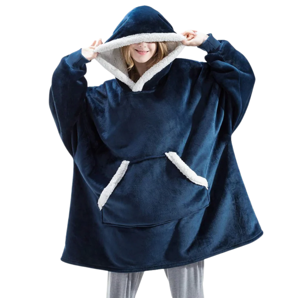 Giant Blanket Hoodie - Cozy 2-in-1 Wearable Blanket