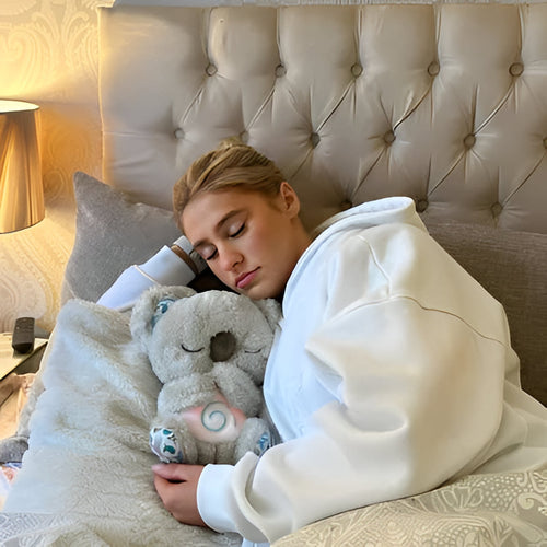 Calming Koala Plush Toy - Soothing Breathing Motion with Music