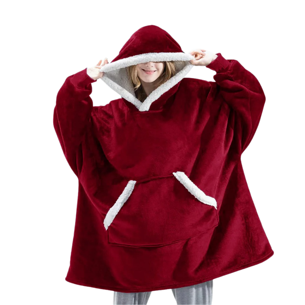 Giant Blanket Hoodie - Cozy 2-in-1 Wearable Blanket