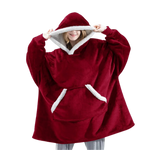 Giant Blanket Hoodie - Cozy 2-in-1 Wearable Blanket