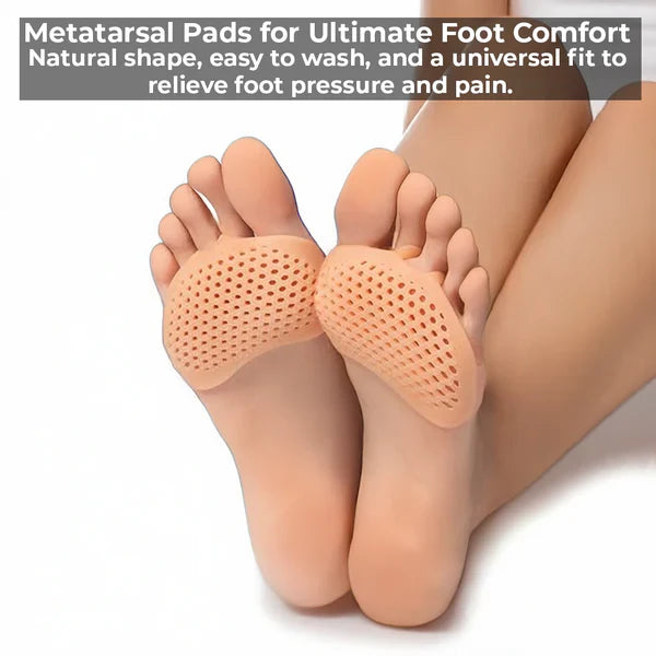 Gel Metatarsal Pads - Breathable Ball-of-Foot Cushions
