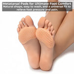 Gel Metatarsal Pads - Breathable Ball-of-Foot Cushions