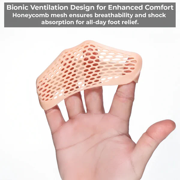 Gel Metatarsal Pads - Breathable Ball-of-Foot Cushions
