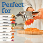 Heavy-Duty Stainless Steel Potato Masher - Smooth, Lump-Free Mashing
