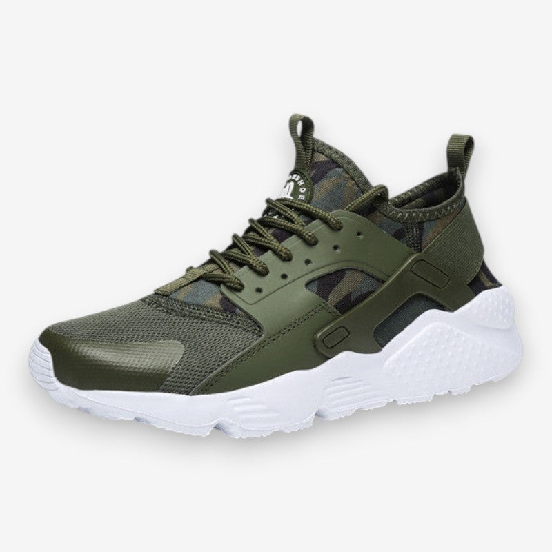 Breathable Mesh Sneakers - Lace-Up with Non-Slip Grip Sole