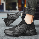 Breathable Mesh Sneakers - Lace-Up with Non-Slip Grip Sole