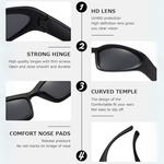 SwiftWrap Sunglasses - Polarized Wrap-Around Sports Eyewear