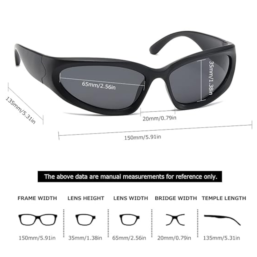 SwiftWrap Sunglasses - Polarized Wrap-Around Sports Eyewear