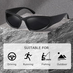 SwiftWrap Sunglasses - Polarized Wrap-Around Sports Eyewear