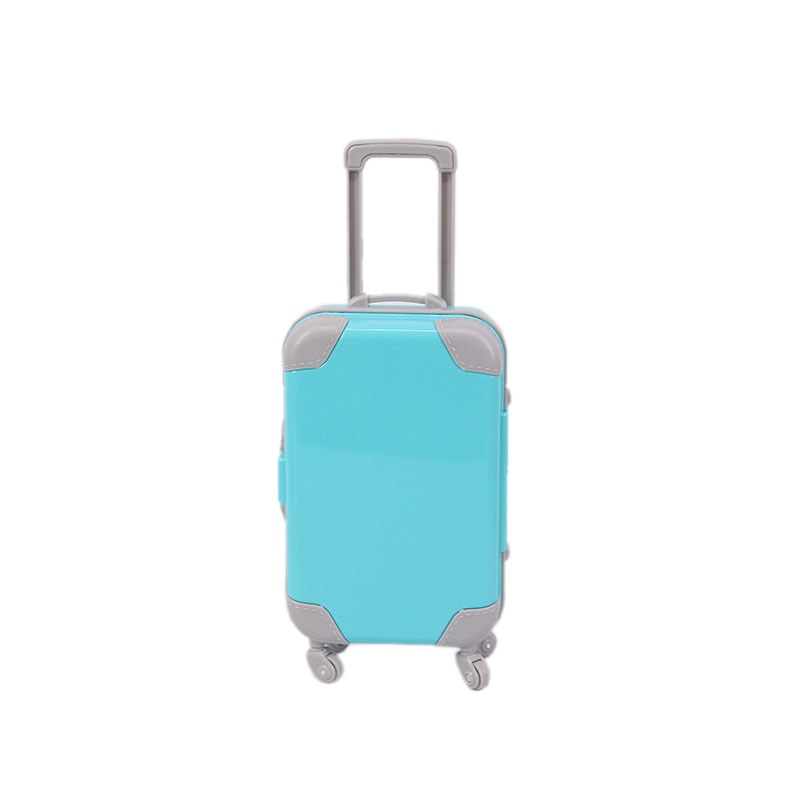 Doll Travel Suitcase - Durable 18-Inch Pretend Play Accessory