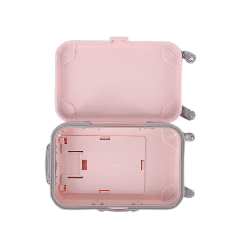 Doll Travel Suitcase - Durable 18-Inch Pretend Play Accessory