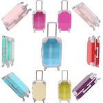Doll Travel Suitcase - Durable 18-Inch Pretend Play Accessory