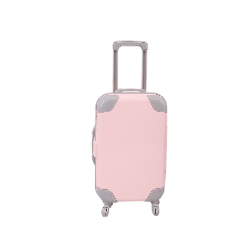 Doll Travel Suitcase - Durable 18-Inch Pretend Play Accessory