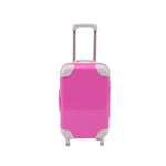 Doll Travel Suitcase - Durable 18-Inch Pretend Play Accessory